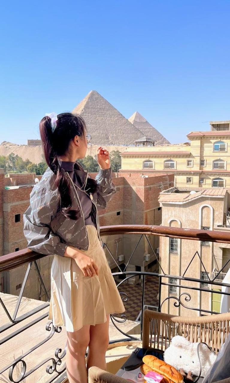 Oh Pyramids View Hotel Kafret el-Gabal Eksteriør billede